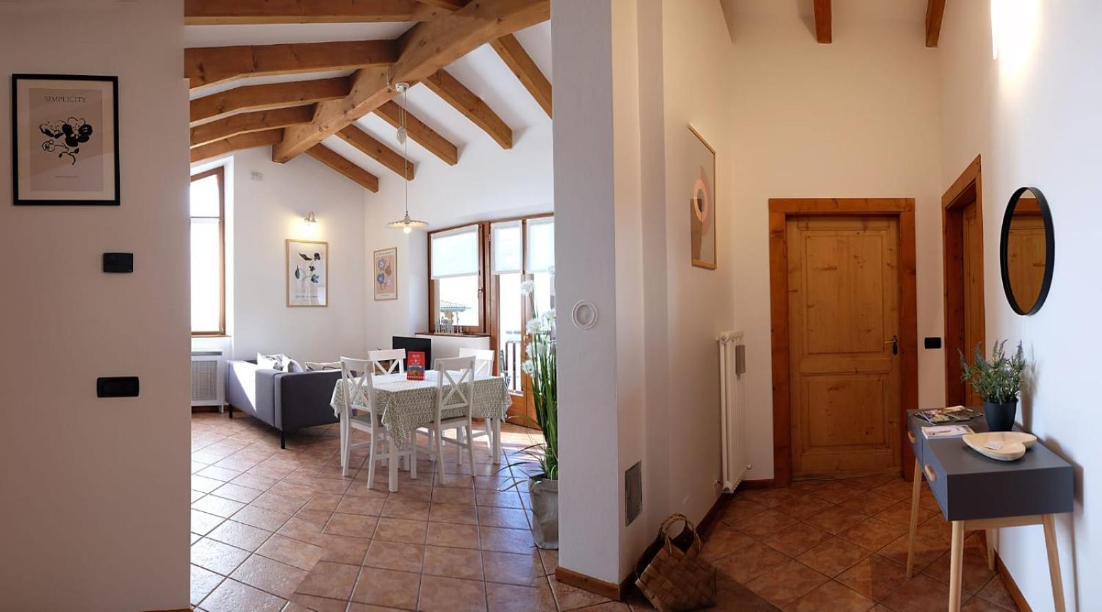 Apartmán La Casa Di Athos Tenna Exteriér fotografie